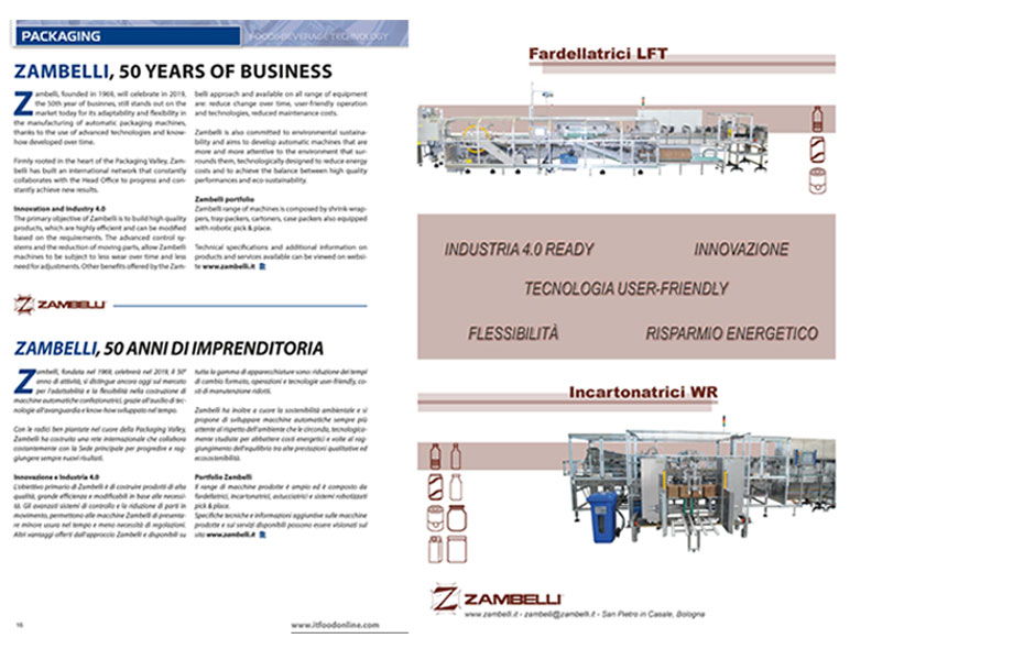 Catalog Food & Beverage Technology - 50 years of business